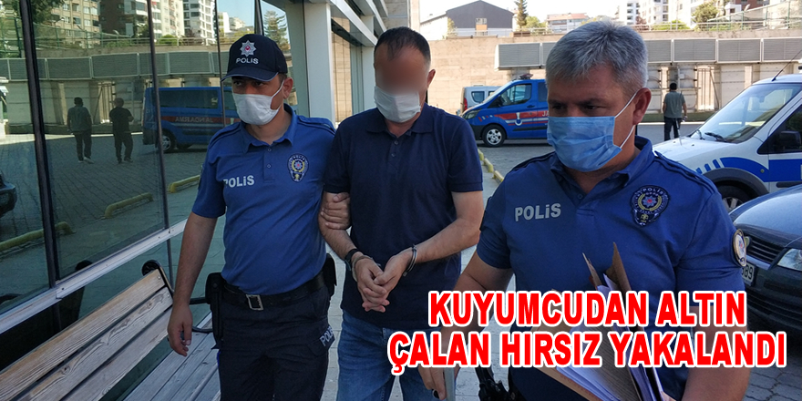 Kuyumcudan Altın Çalan Hırsız Yakalandı