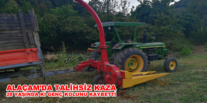 28 Yaşındaki Genç Kolunu Slaj Makinesine Kaptırdı