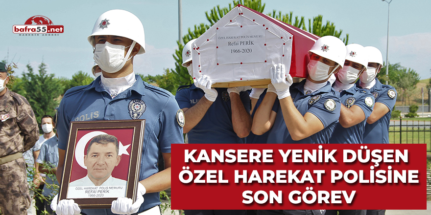 Kansere Yenik Düşen Özel Harekat Polisine Son Görev