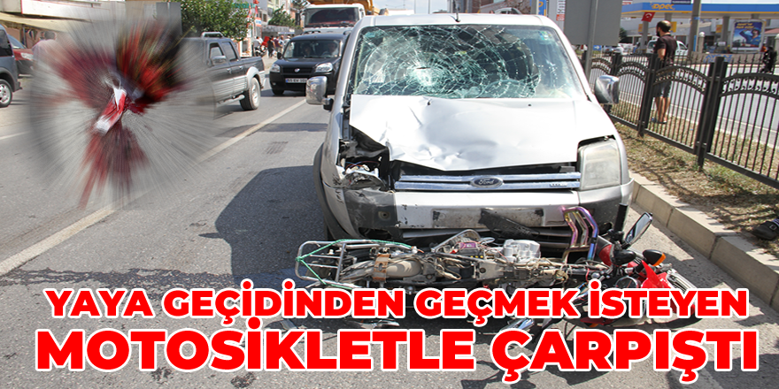 Bafra'da trafik kazası:2 yaralı