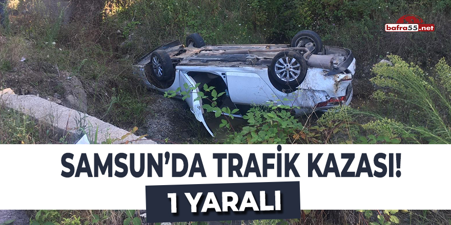 Samsun'da Trafik Kazası!