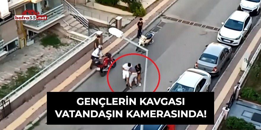 Gençlerin Kavgası Vatandaşın Kamerasında!