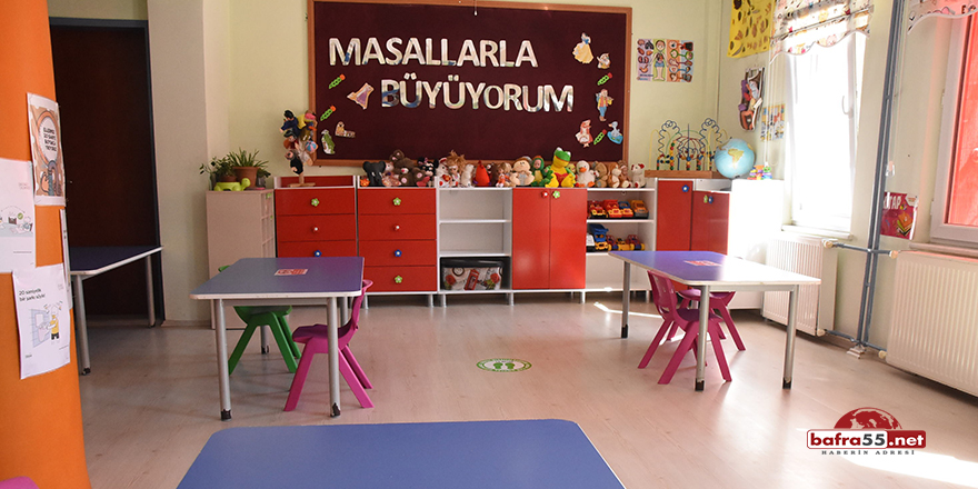Sinop'ta Anaokuluna “Okulum Temiz Belgesi”