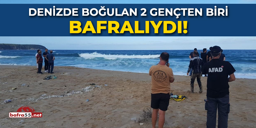 Denizde Boğulan 2 Gençten Biri Bafralıydı!