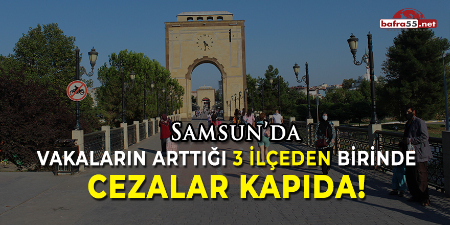 Samsun'da Vakaların Arttığı 3 İlçeden Birinde Cezalar Kapıda!