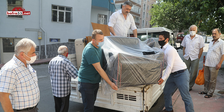 İlkadım'da 450 Günde 250 Aileye İkinci El Eşya Yardımı