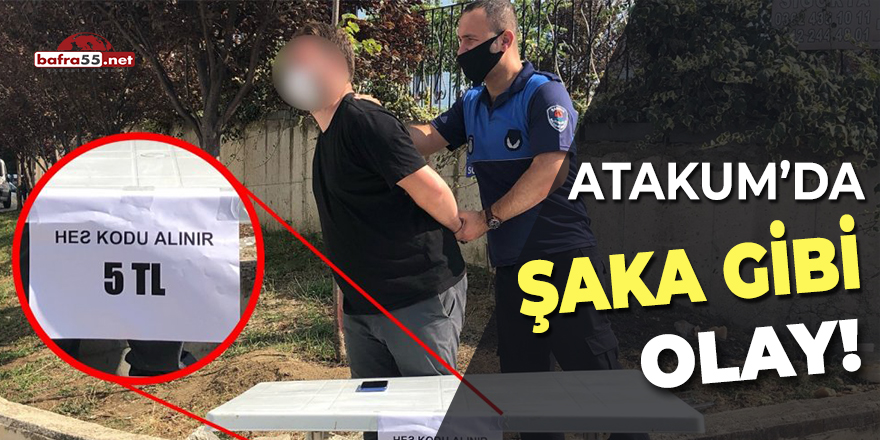 Atakum'da Şaka Gibi Olay!