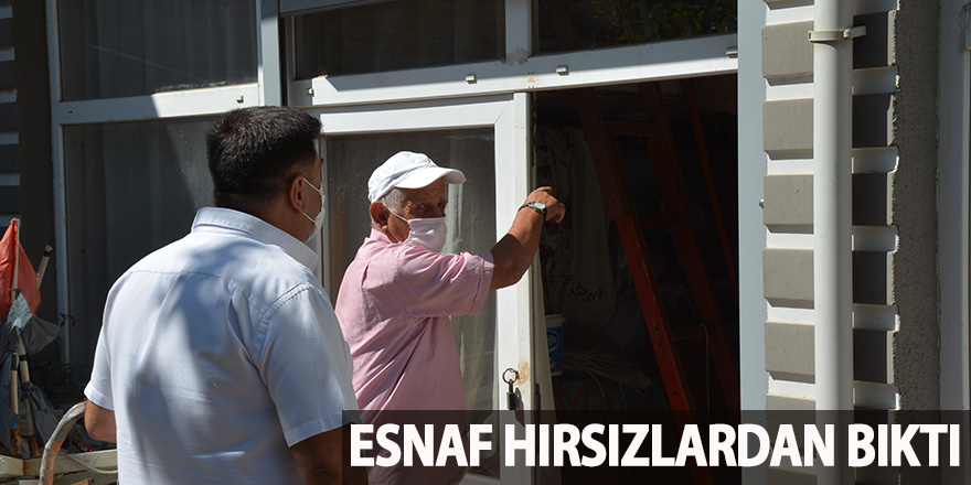 Esnaf hırsızlardan bıktı