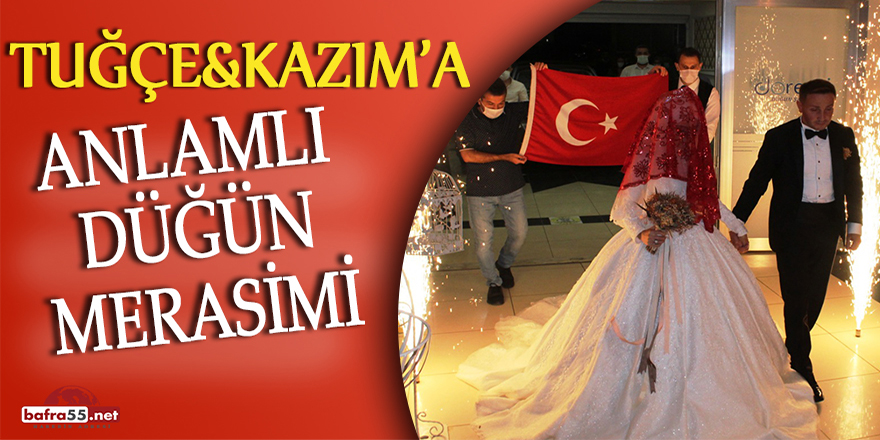 Tuğçe & Kazım'a anlamlı düğün merasimi