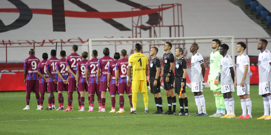 Beşiktaş Trabzonda 1-0 önde (İlk yarı)