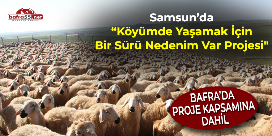 Samsun’da “Köyümde Yaşamak İçin Bir Sürü Nedenim Var Projesi"