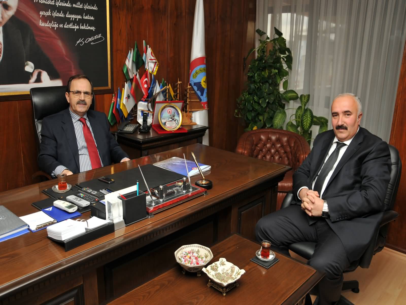 Samsun ziraat odasın başkanından ziyaret