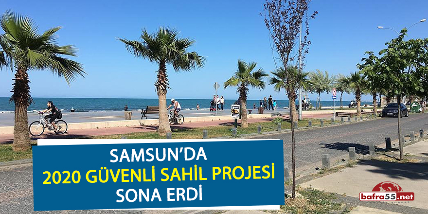 Samsun'da “2020 Güvenli Sahil Projesi” sona erdi