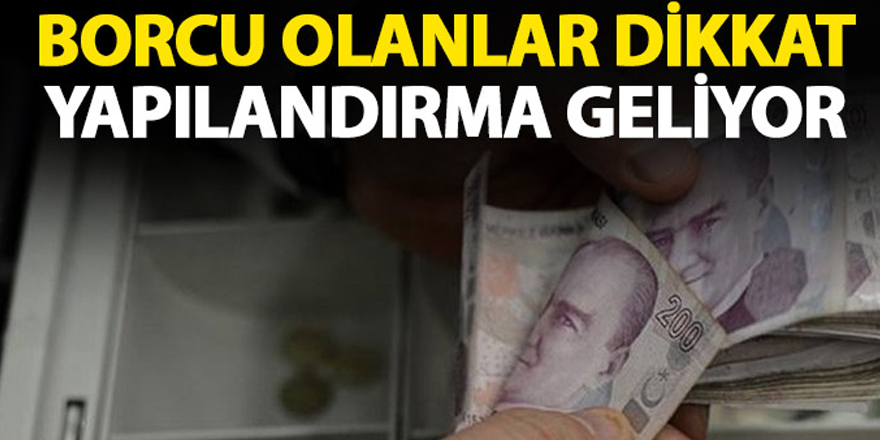 Esnaf merak ediyor, yapılandırma gelecek mi?