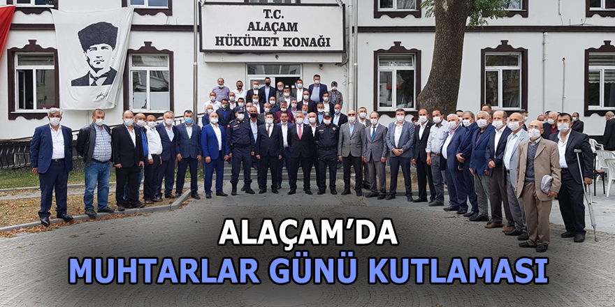 Alaçam'da Muhtarlar Günü kutlaması