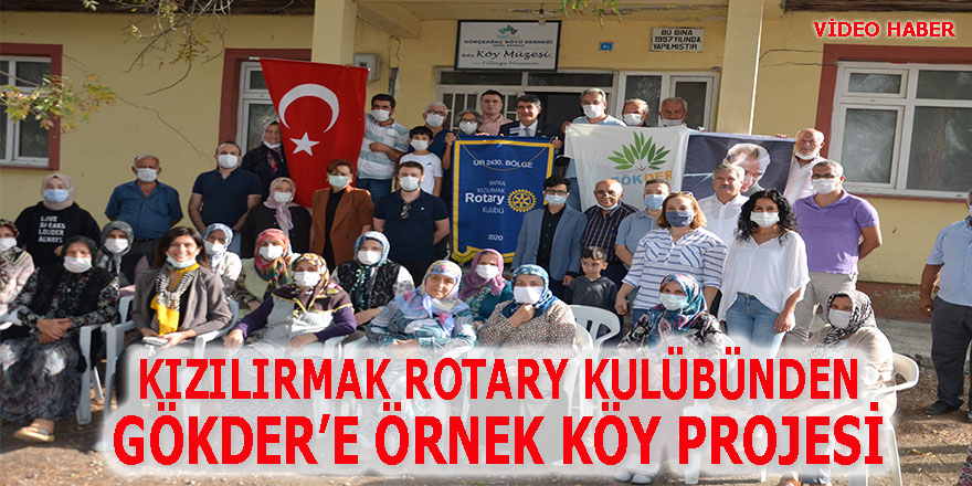 Bafra Kızılırmak Rotary Kulübünden Örnek Köy Projesi