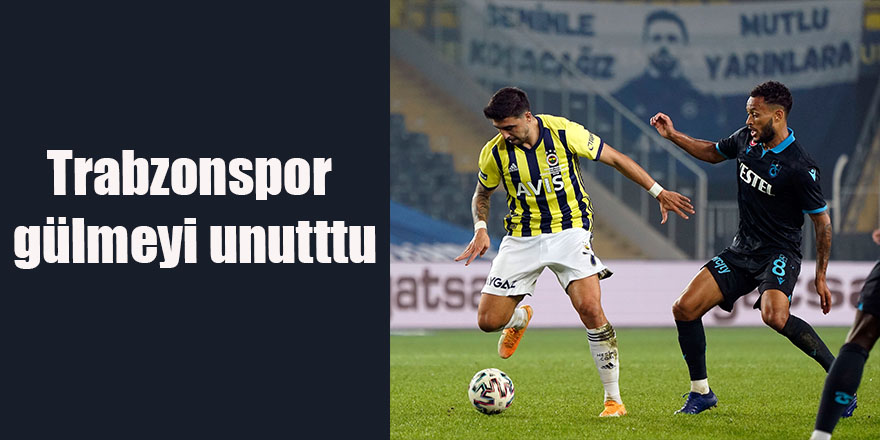 Trabzonspor gülmeyi unutttu