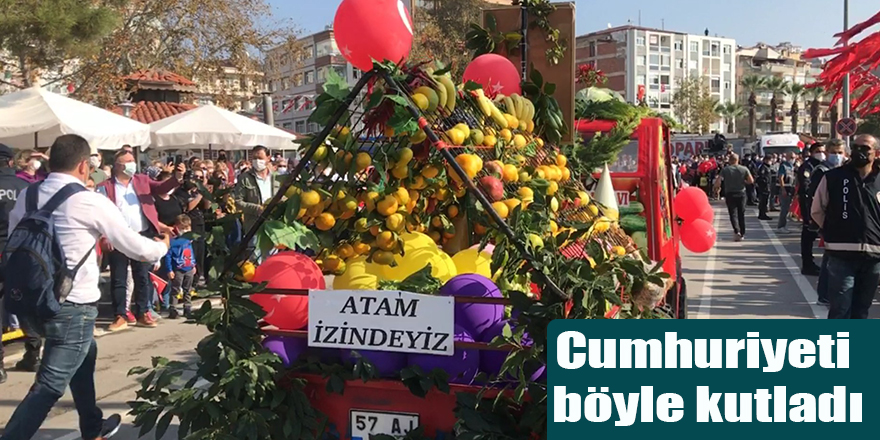 Cumhuriyeti böyle kutladı