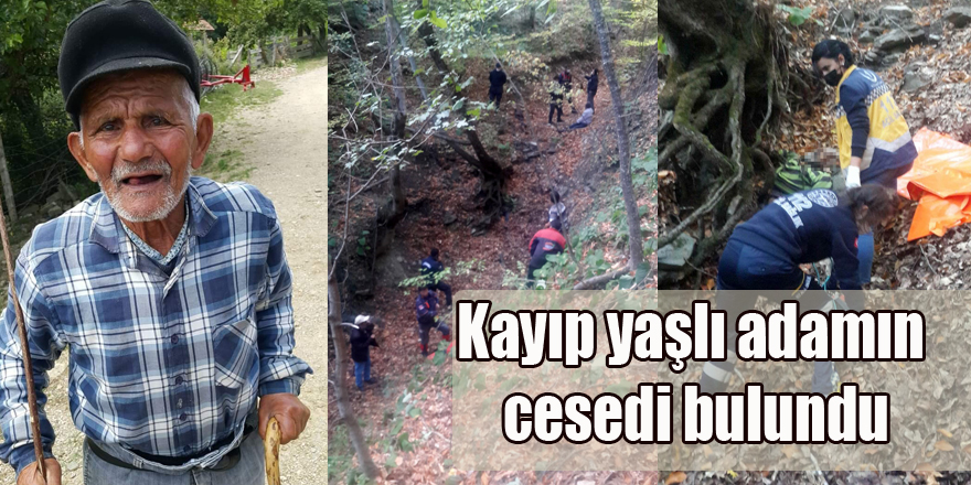 Sinop'ta Kayıp yaşlı adamın cesedi bulundu