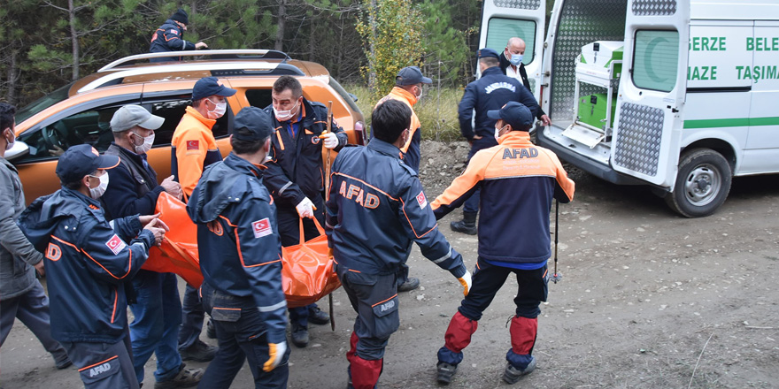 Sinop’ta yaşlı adamın cesedi uçurumdan çıkarıldı