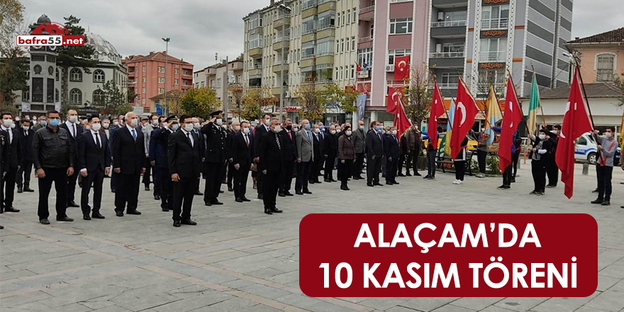 Alaçam'da 10 Kasım töreni