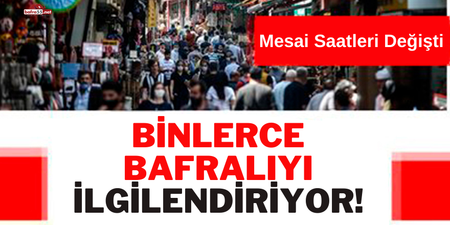 Binlerce Bafralıyı İlgilendiriyor!