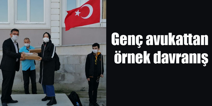 Genç avukattan örnek davranış