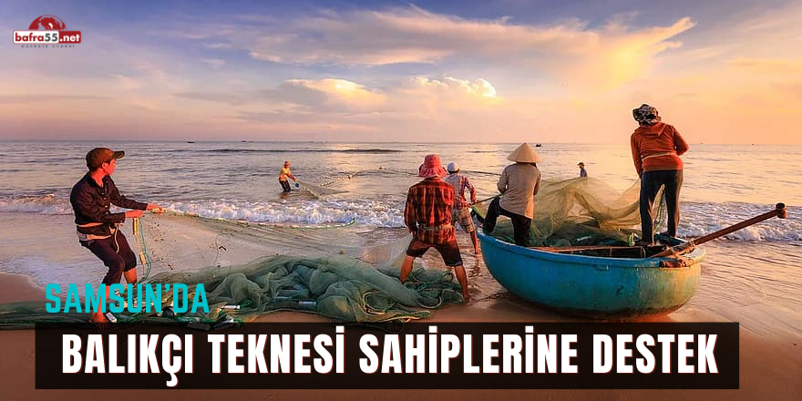 Balıkçı teknesi sahiplerine destek