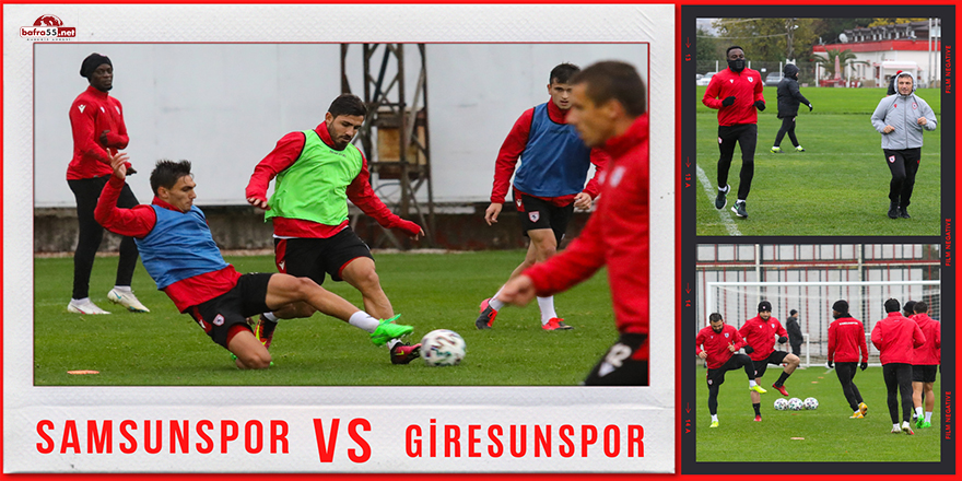 Samsunspor maç hazırlıklarını sürdürüyor