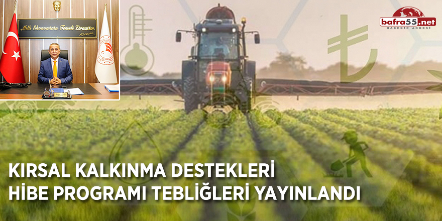 Kırsal kalkınma destekleri hibe programı tebliğleri yayınlandı