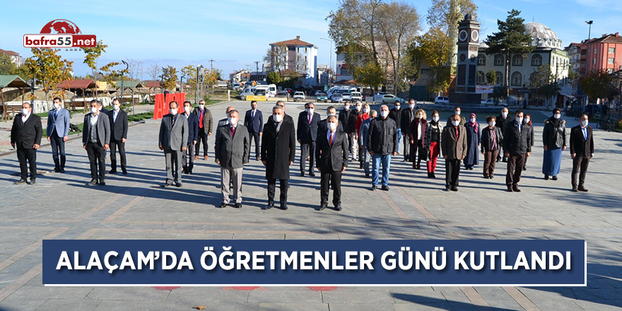 Alaçam'da Öğretmenler Günü kutlandı