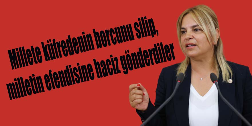 Hancıoğlu Millete küfredenin borcunu silip, milletin efendisine haciz gönderdiler