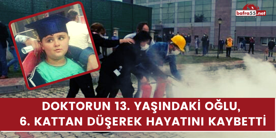 13 yaşındaki Semih, 6. kattan düşerek hayatını kaybetti