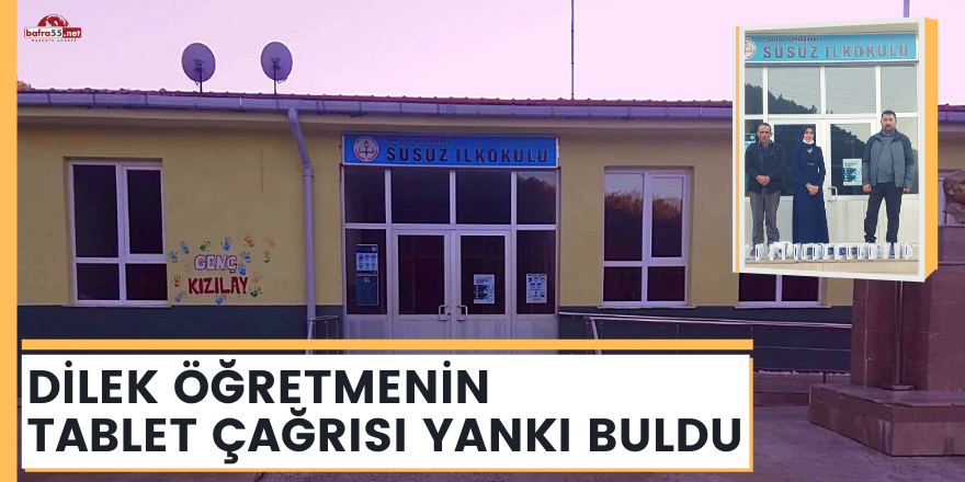 Dilek öğretmenin tablet çağrısı yankı buldu