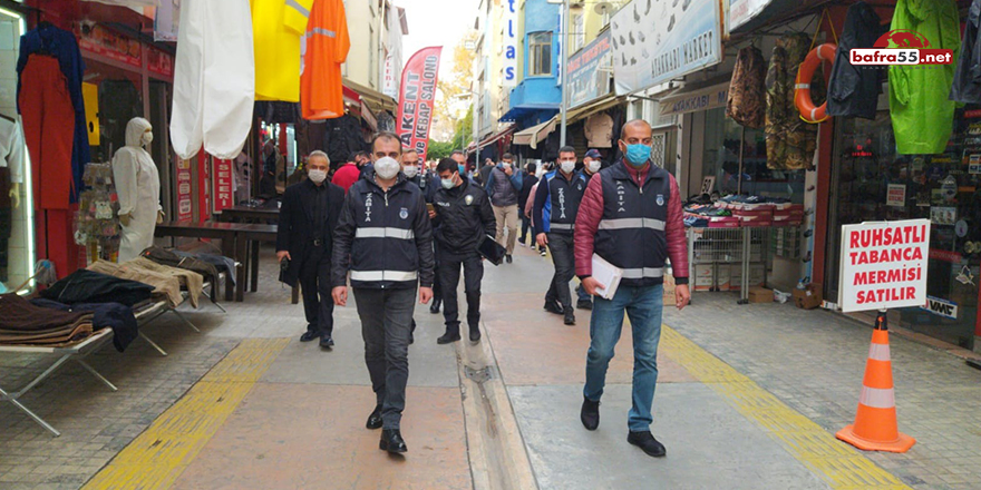 Samsun'da 5 yabancı uyruklu şahıs zabıtadan kaçamadı