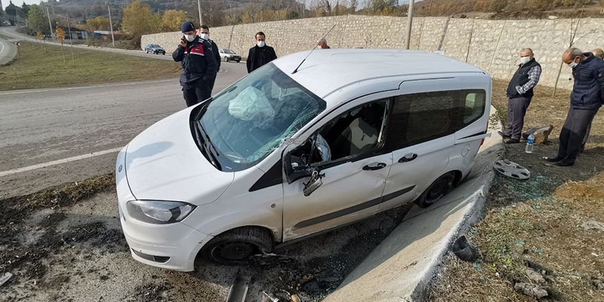Samsun'da trafik kazası: 1 yaralı