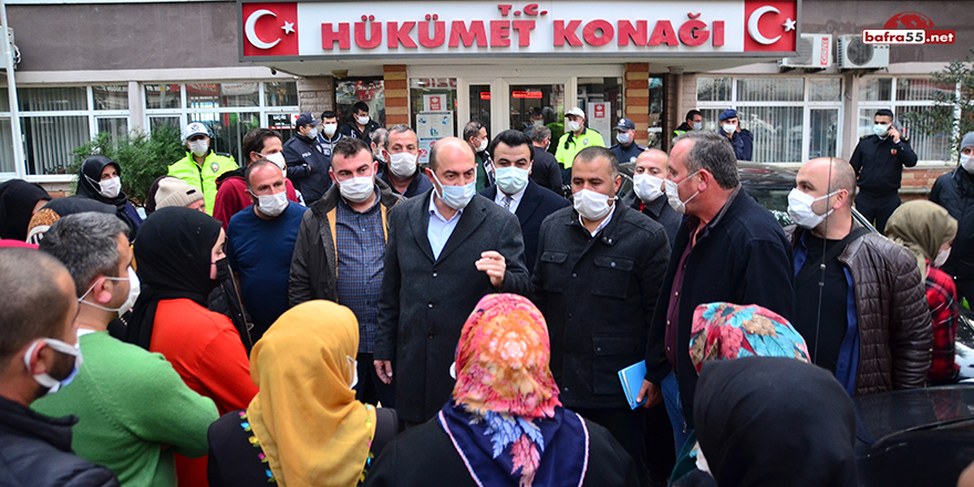 Samsun’da minibüsçü gerginliği