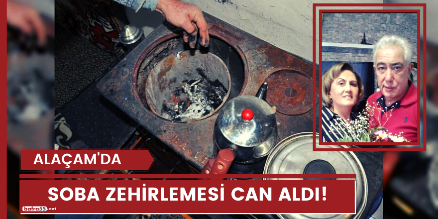 Alaçam'da soba 2 can aldı