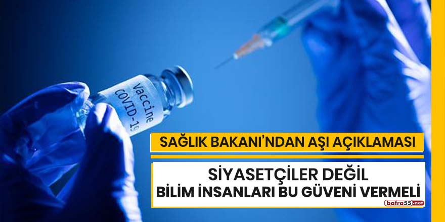 Sağlık Bakanı'ndan Çin aşısı açıklaması