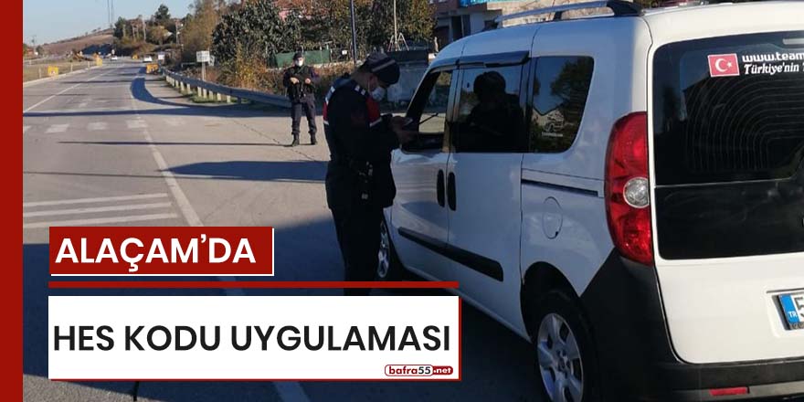 Alaçam'da HES kodu uygulaması