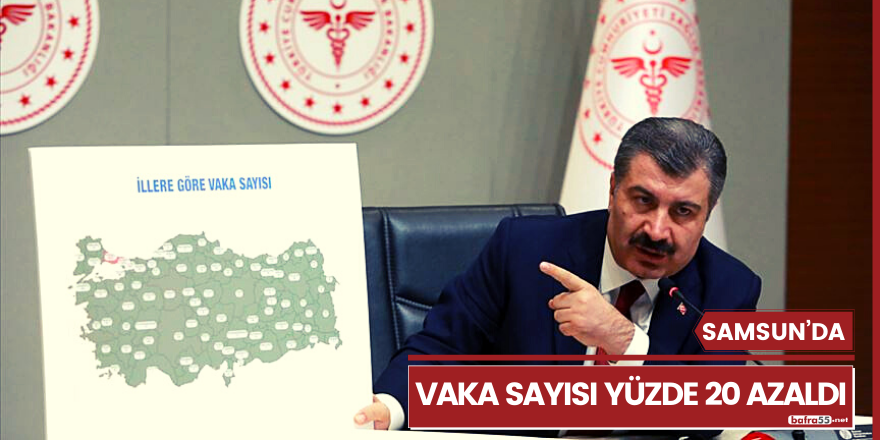 Samsun’da vaka sayısı yüzde 20 azaldı