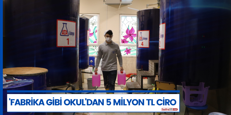 'Fabrika gibi okul'dan 5 milyon TL ciro