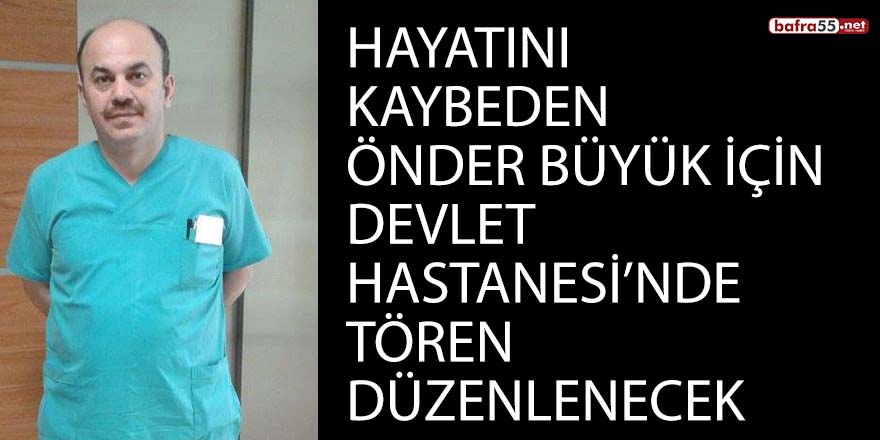 Devlet Hastanesinde Tören düzenlenecek