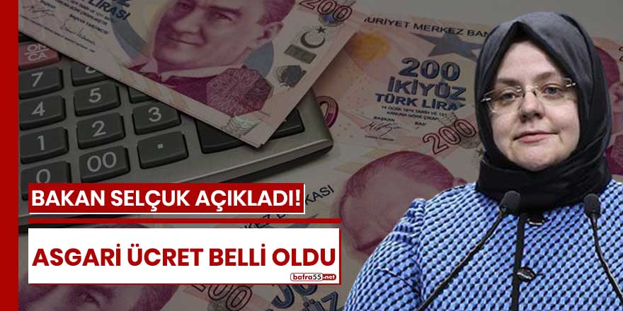 Asgari ücret belli oldu