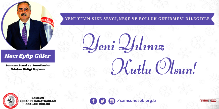 Hacı Eyüp Güler'den yeni yıl mesajı
