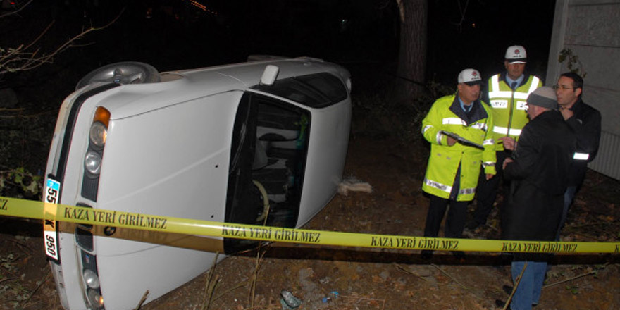 Atakum'da trafik kazası:1 ölü,1 yaralı