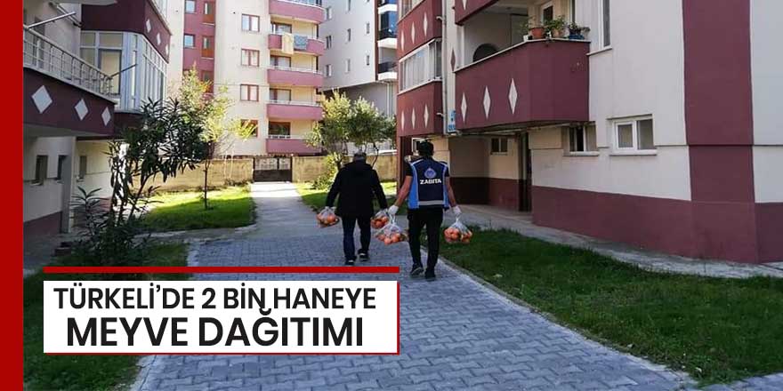 Belediye'den Örnek Davranış 2 Bin aileye