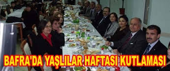 BAFRA’DA YAŞLILAR HAFTASI KUTLAMASI