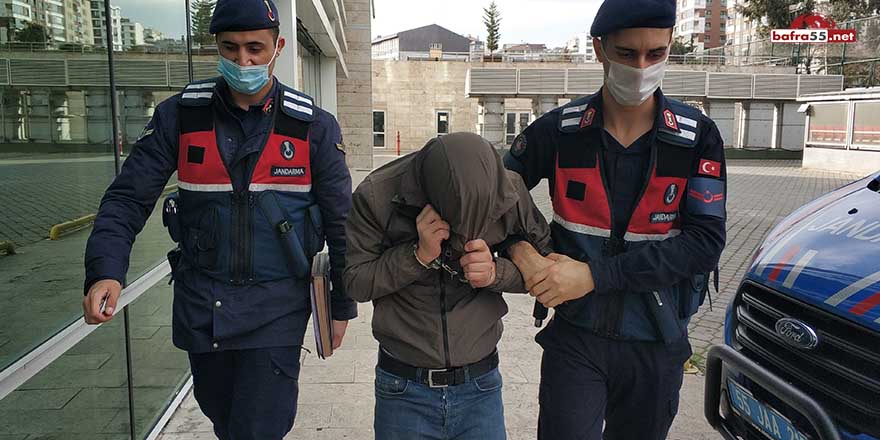 Atakum'da çok sayıda uyuşturucu hapla yakalandı