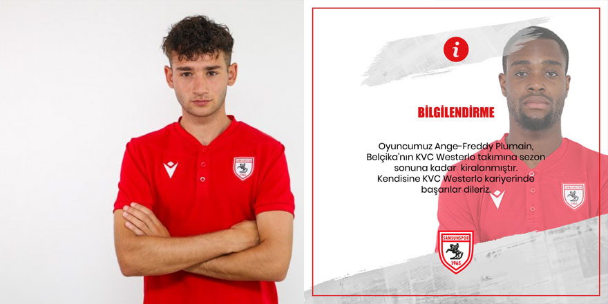 Samsunspor'da çifte ayrılık